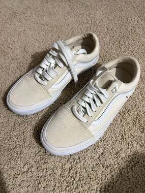 Vans Old Skool Pro Marshmallow White Suede